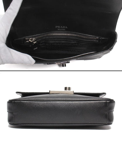 PRADA チェーンショルダーバッグ 斜め掛け 肩掛け サフィアーノ 1BD298 レディース プラダ