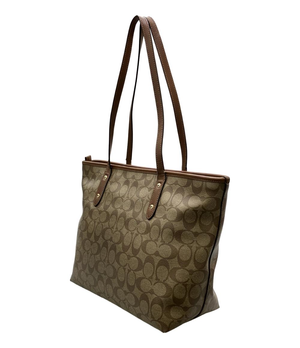 美品 COACH コーチ トートバッグ 肩掛け　焦茶 COACH トートバッグ ショルダーバッグ 肩掛け F58292 レディース