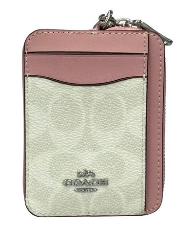 コーチ カードケース コインケース チェーン付き シグネチャー レディース COACH