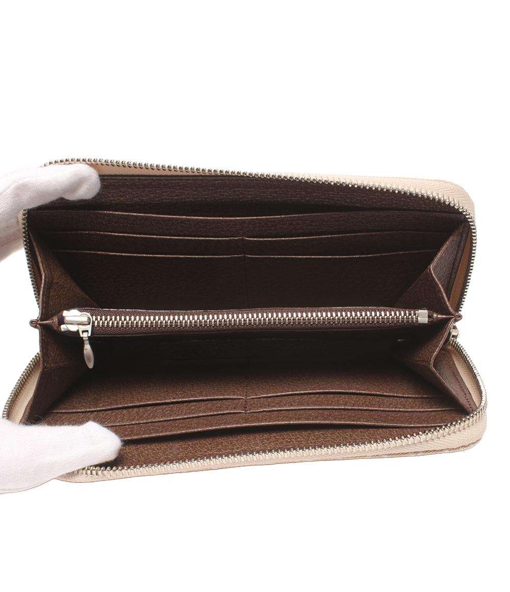 美品 BVLGARI ラウンドファスナー長財布 レディース ブルガリ