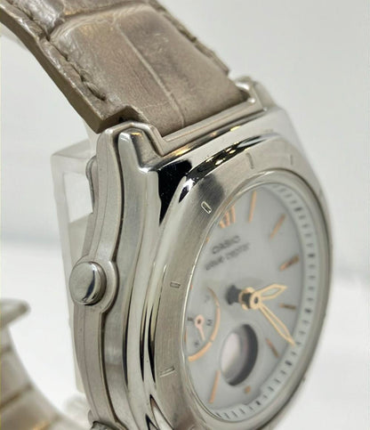 CASIO 腕時計 ソーラー ホワイト LWA-M160 レディース カシオ