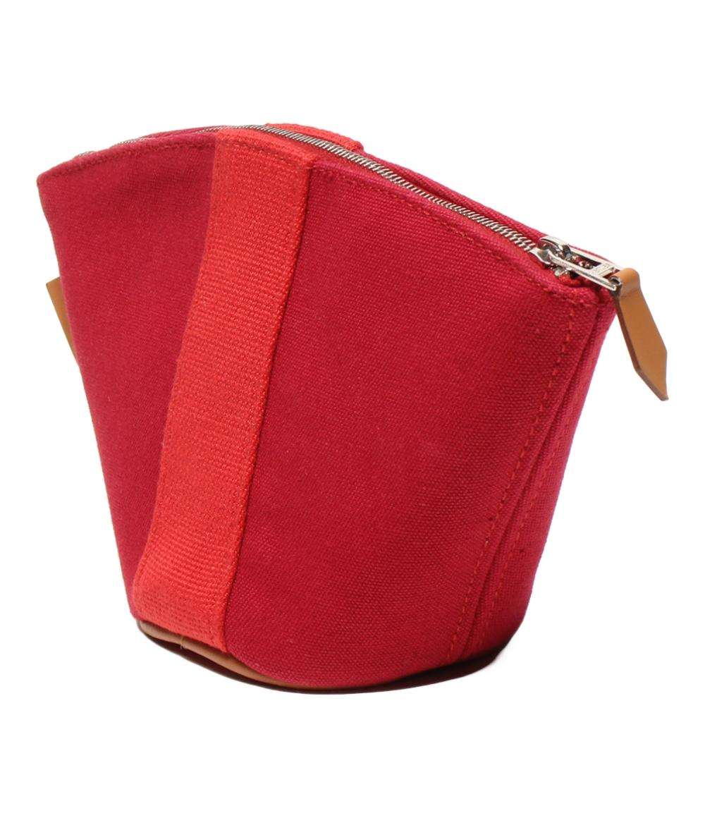 エルメス ポーチ シルバー金具 キャンバス トルッス パルミール ミニ レディース HERMES