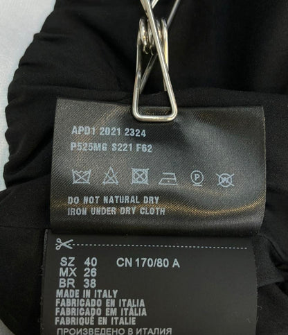 PRADA クロップドジャケット ポプリンストレッチ クロップドジャケット P525MG S221 F62 レディース SIZE 40 (S) プラダ