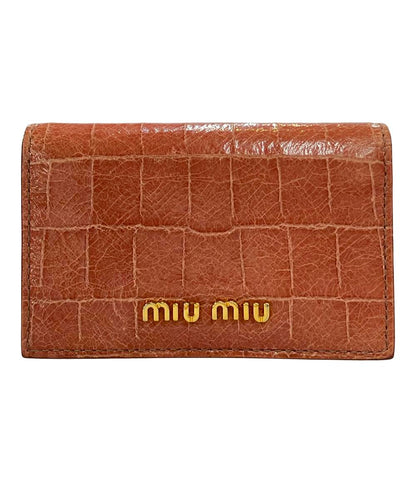 Miu Miu カードケース レザー レディース ミュウ ミュウ