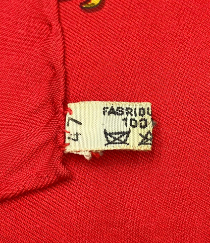 訳あり HERMES スカーフ シルク100% カレ90 LA PROMENADE DE LONGCHAMPS レディース エルメス