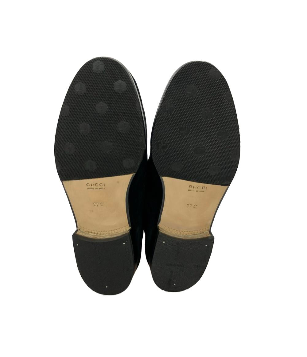 GUCCI スエードアンクルブーツ ホースビット レディース SIZE 37 C