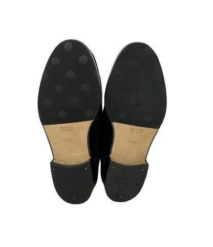 GUCCI スエードアンクルブーツ ホースビット レディース SIZE 37 C グッチ