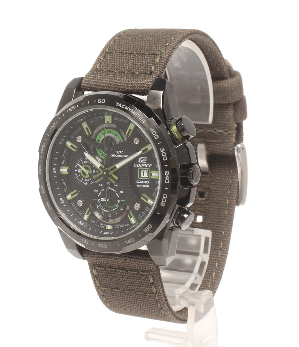 CASIO 腕時計 エディフィス EDIFICE クオーツ ブラック EFR-523PBJ メンズ カシオ