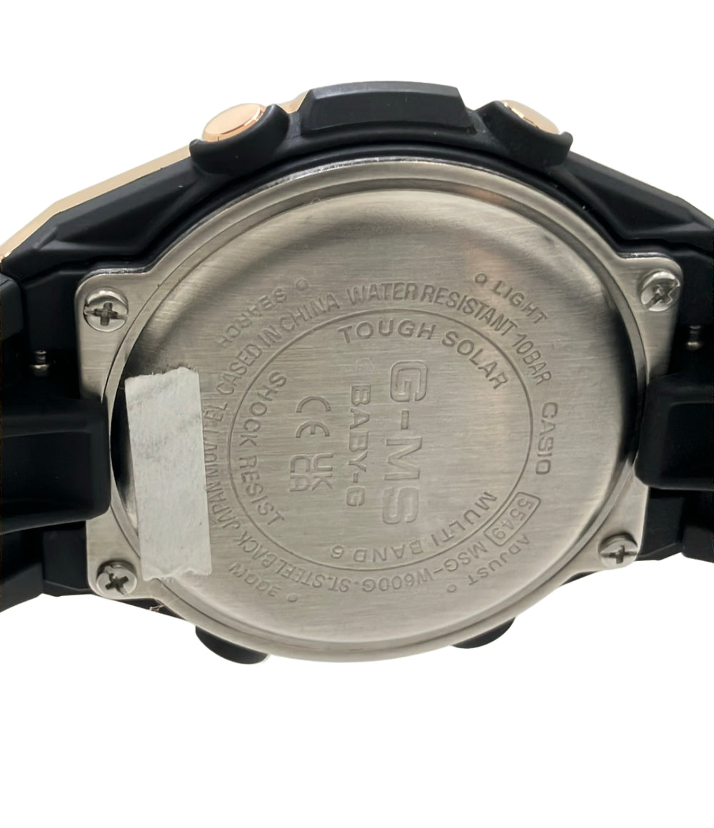 CASIO 腕時計 G-MS Baby-G ソーラー シルバー MSG-W600G レディース カシオ
