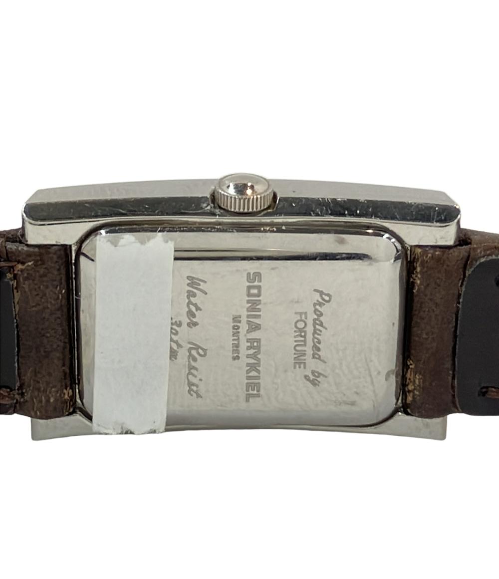 ソニアリキエル 腕時計 クオーツ シルバー SR8021 レディース Sonia Rykiel