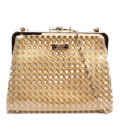 美品 ケイトスペード 2wayチェーンショルダーバッグ 斜め掛け クラッチバッグ がま口 レディース Kate Spade