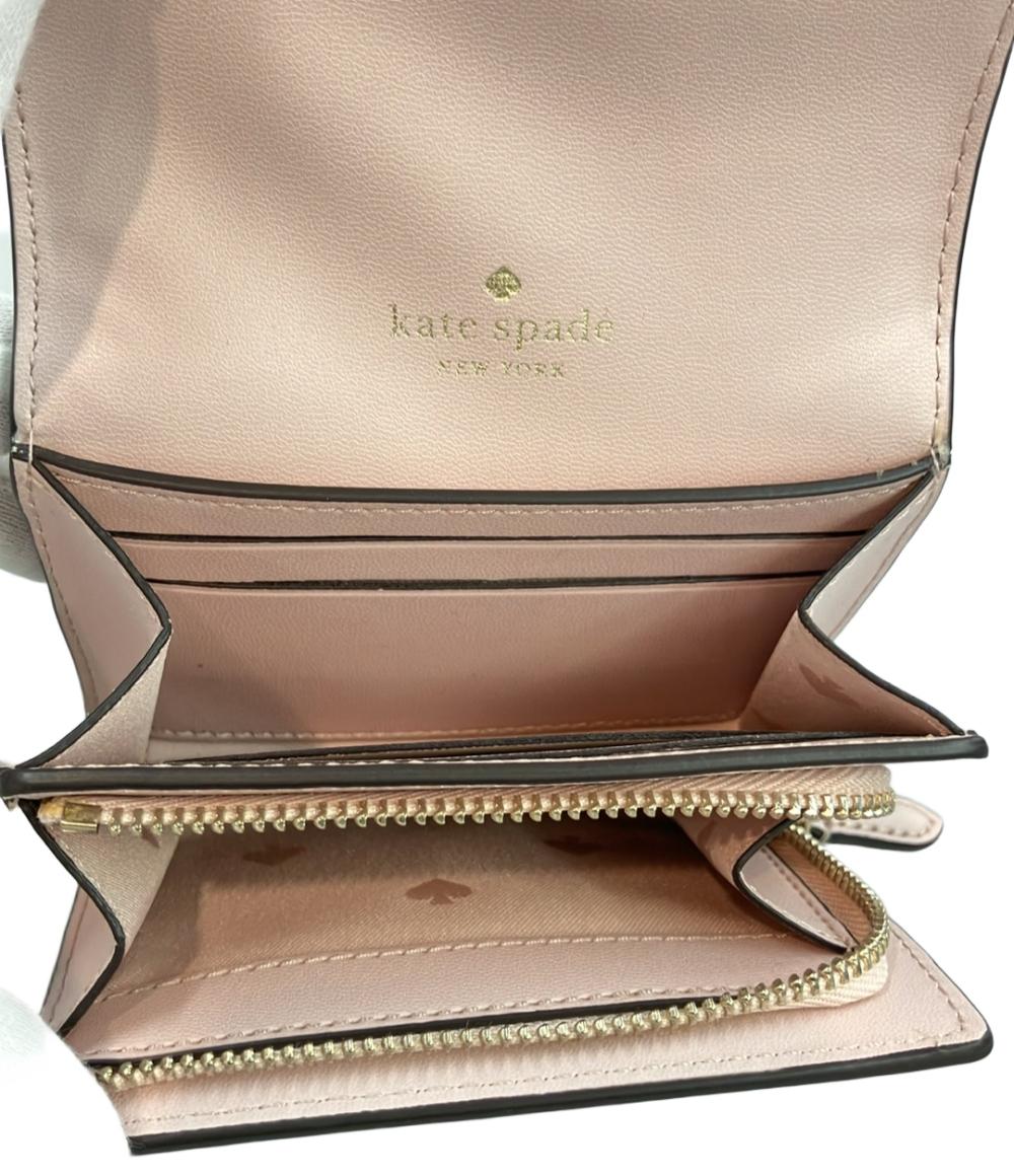 美品 ケイトスペード 二つ折り財布 ミニ財布 レディース Kate Spade