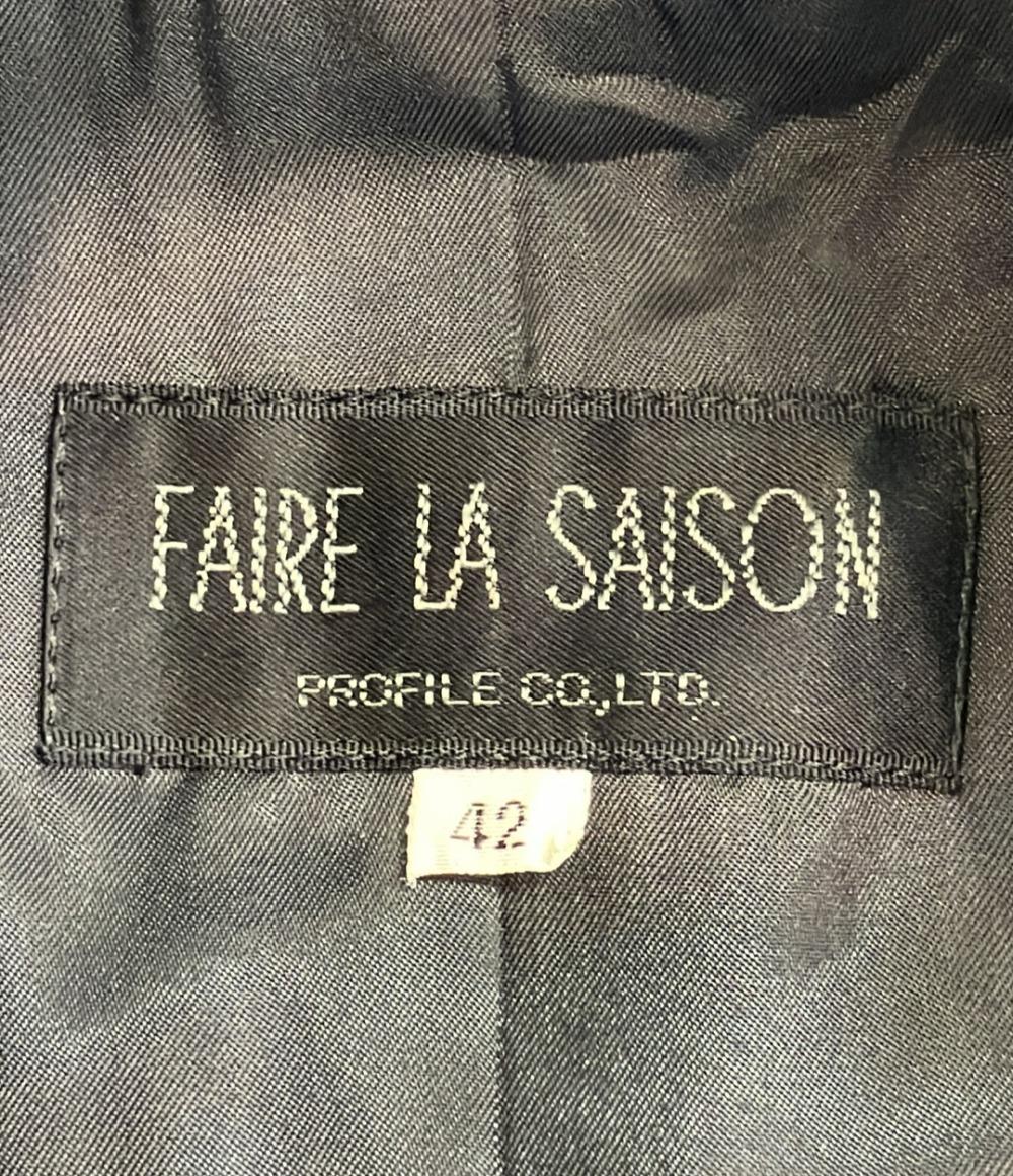 コート レザー レディース SIZE 42 (M) Faire la saison