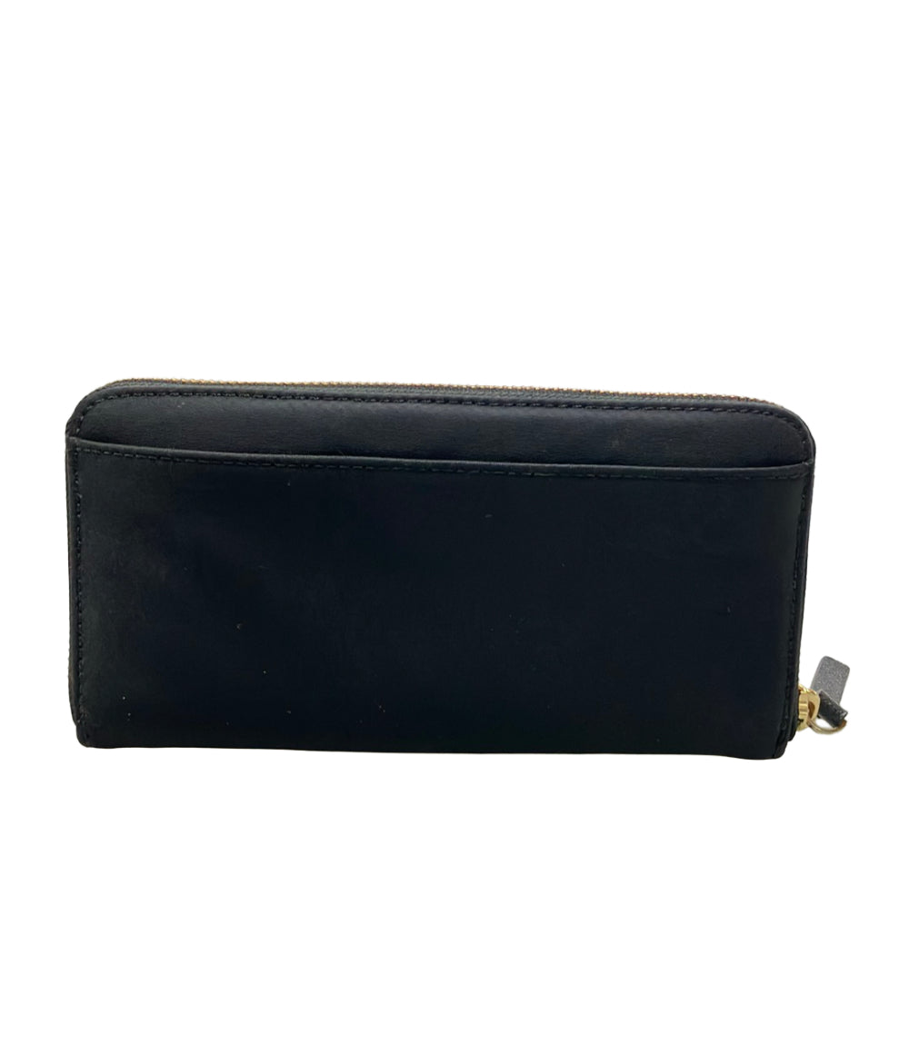 Kate Spade ラウンドファスナー長財布 ナイロン レザー WLRU2356 レディース ケイトスペード