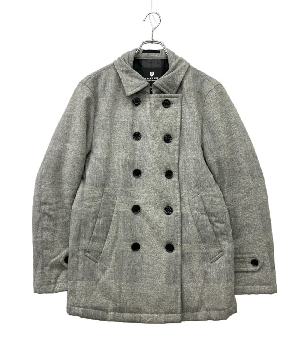 BLACK LABEL CRESTBRIDGE】メンズPコート M ブラックレーベルクレスト
