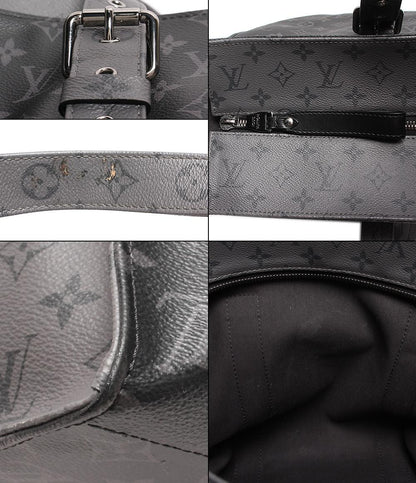 ルイヴィトン トートバッグ シルバー金具 カバジップGM モノグラム エクリプス リバース M45379 メンズ LOUIS VUITTON