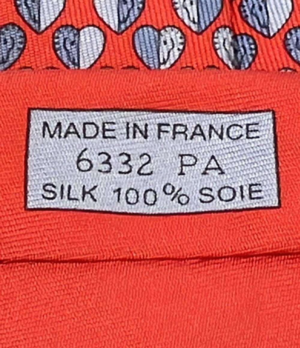 美品 エルメス ネクタイ シルク100% メンズ HERMES