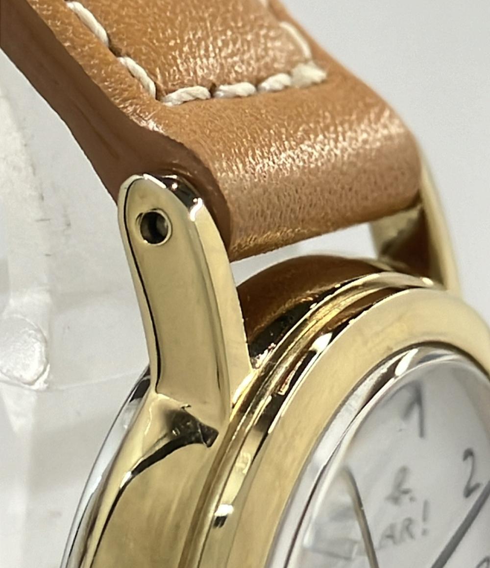 agnes b. 腕時計 ソーラー ホワイト V117-0AT0 レディース アニエスベー