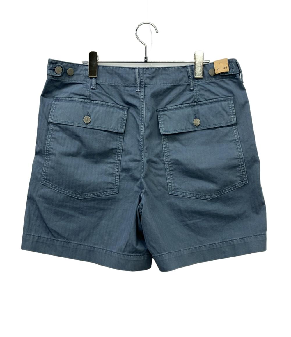 RRL ショートパンツ ウォッシュ加工  ヘリンボーンツイル フィールド OFFICERS SHORT 1519-01-29 メンズ SIZE W34 (L) ダブル アール エル