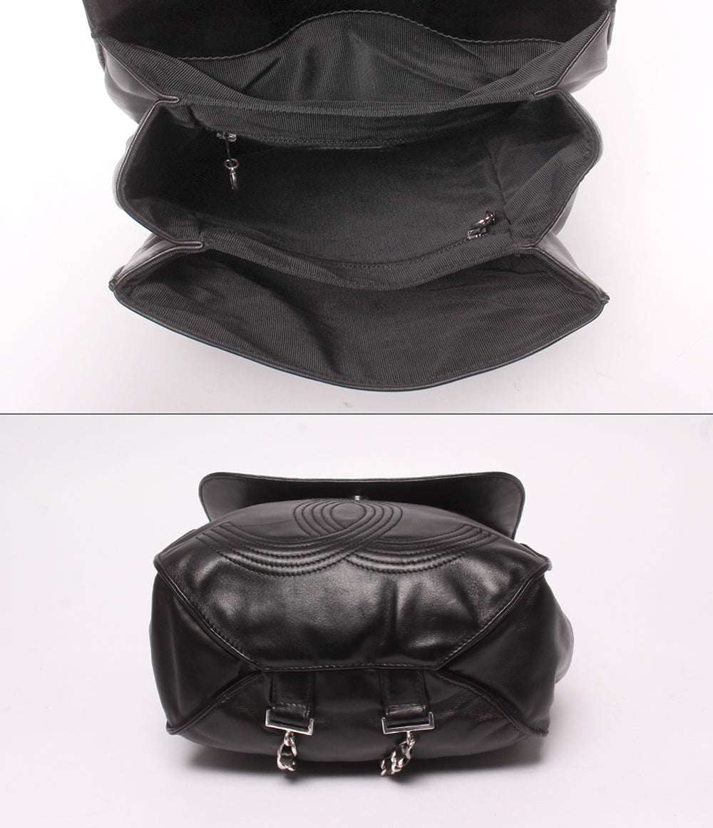 CHANEL リュック ミニチェーンリュック シルバー金具 3番台 レディース シャネル