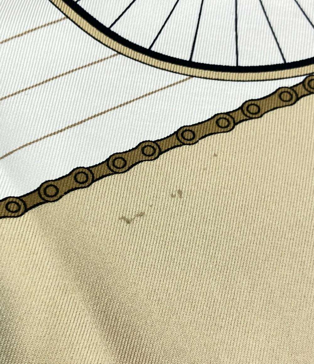 HERMES スカーフ シルク100% カレ90 LES BECANES レディース エルメス