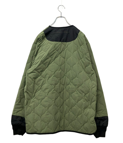 ONITSUKA TIGER キルティングジャケット 24AW QUILTED JACKET カーキ 2183B415 メンズ SIZE XL オニツカタイガー