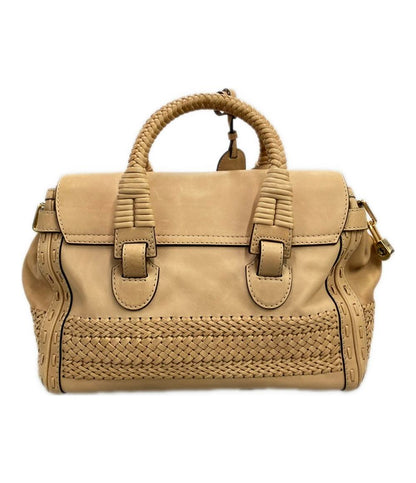 GUCCI ハンドバッグ ウーブンウェブ レザー 263945 486628 レディース グッチ