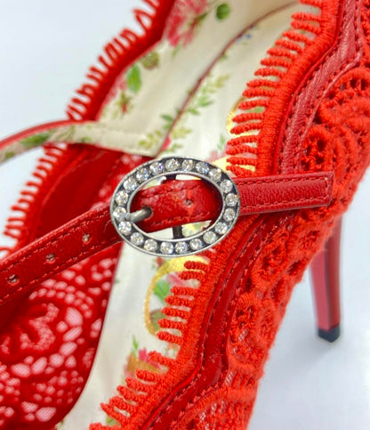 GUCCI レースパンプス レディース SIZE 36 1/2 23.5(cm) グッチ