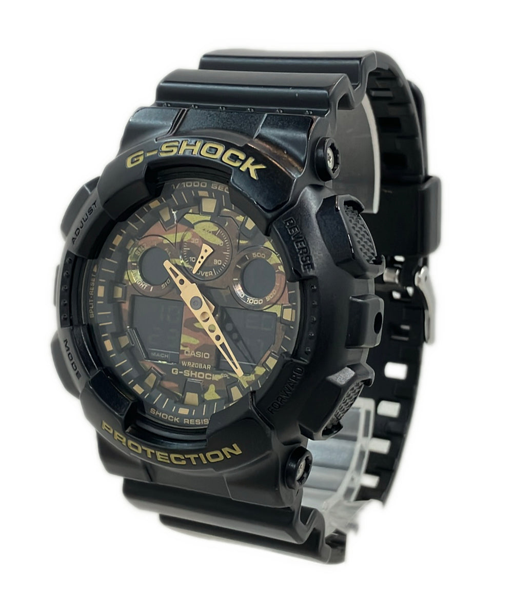 美品 CASIO 腕時計 G-SHOCK クオーツ GA-100CF メンズ カシオ