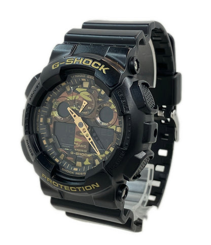 美品 CASIO 腕時計 G-SHOCK クオーツ GA-100CF メンズ カシオ