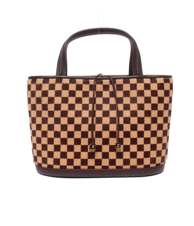 LOUIS VUITTON ハンドバッグ ハラコ インパラ ダミエソバージュ M92133 ルイ・ヴィトン