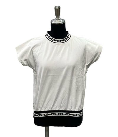 HERMES シェーヌダンクル 半袖Tシャツ レディース SIZE 36 (S) エルメス
