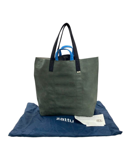 美品 zattu トートバッグ ショルダーバッグ 2WAY 斜め掛け スウェード レディース ザッツ