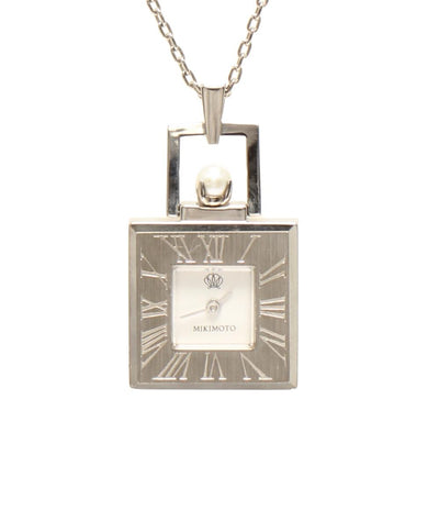MIKIMOTO INTERNATIONAL ネックレス 時計（電池なし）パール レディース ミキモト インターナショナル