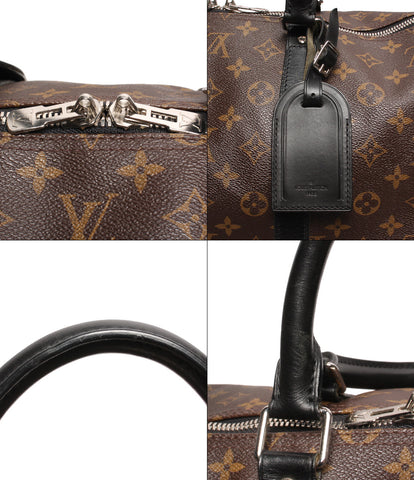 ルイヴィトン  ボストンバッグ ダブルファスナー キーポル バンドリエール 55 モノグラム マカサー   M56714 メンズ   Louis Vuitton