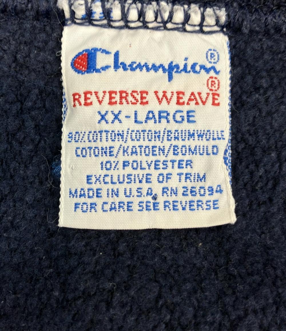 訳あり Champion スウェットシャツ 90S REVERSE WEAVE USA製 アメリカンカジュアル メンズ SIZE XＸＬ チャンピオン