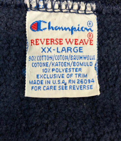 訳あり Champion スウェットシャツ 90S REVERSE WEAVE USA製 アメリカンカジュアル メンズ SIZE XＸＬ チャンピオン