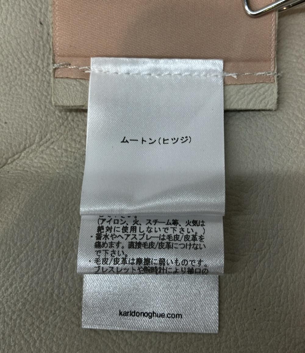 カールドノヒュー バイカラー ムートンファーストール レディース KARL DONOGHUE