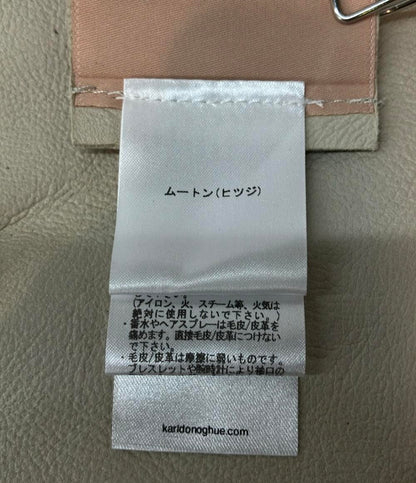 カールドノヒュー バイカラー ムートンファーストール レディース KARL DONOGHUE