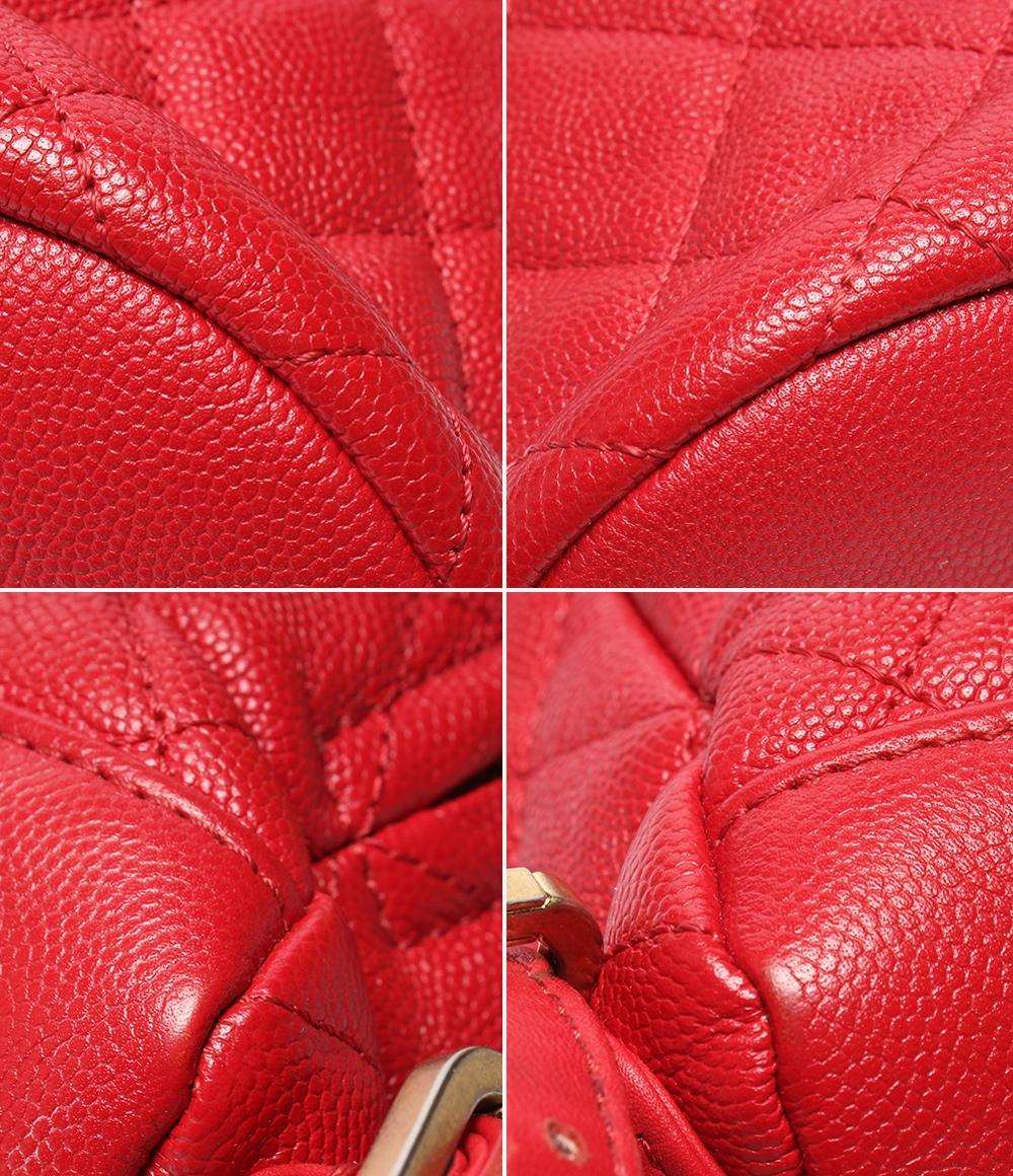 CHANEL リュック バックパック CCフィリグリー キャビアスキン ゴールド金具 マトラッセ 25番台 A57090 レディース シャネル