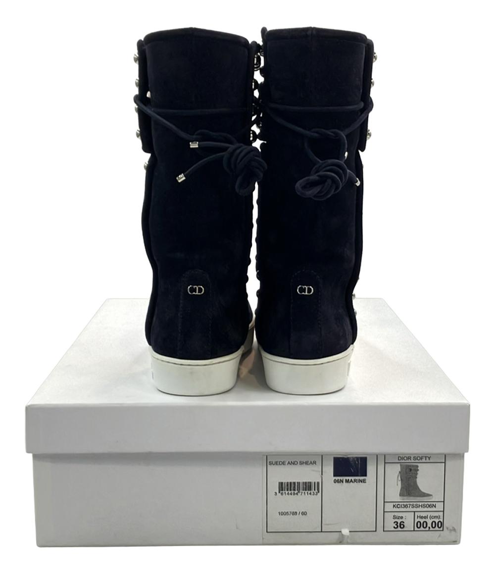 Christian Dior ムートンブーツ スタッズ レディース SIZE 36 (M) クリスチャンディオール