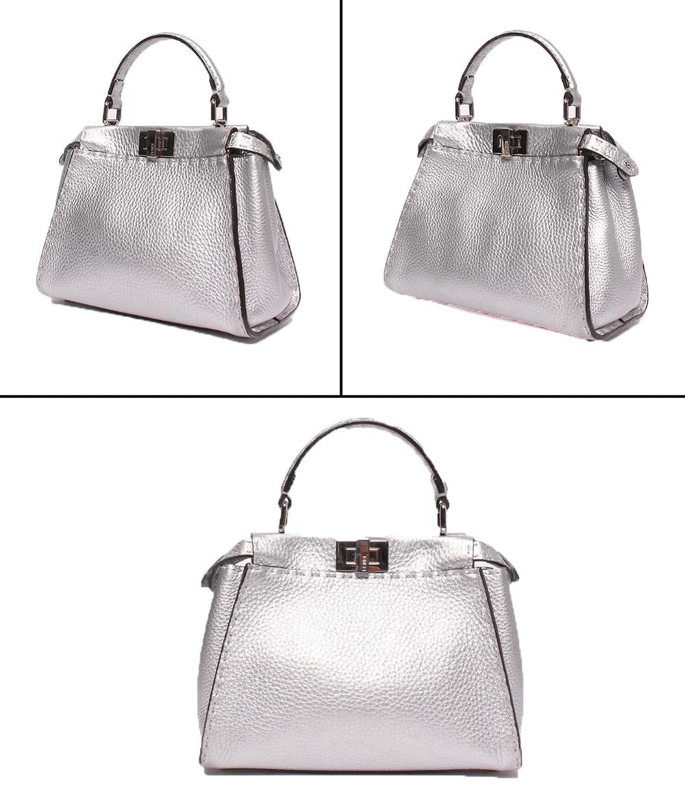 FENDI 2wayハンドバッグ ショルダーバッグ 肩掛け ピーカブー ミニ