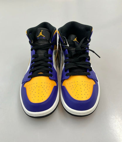 美品 ナイキ ミドルカットスニーカー AIR JORDAN 1 MID DQ8426-517 メンズ SIZE 26.5 (M) NIKE