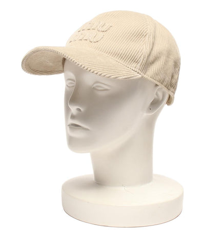 ミュウ ミュウ コーデュロイ キャップ レディース SIZE M Miu Miu