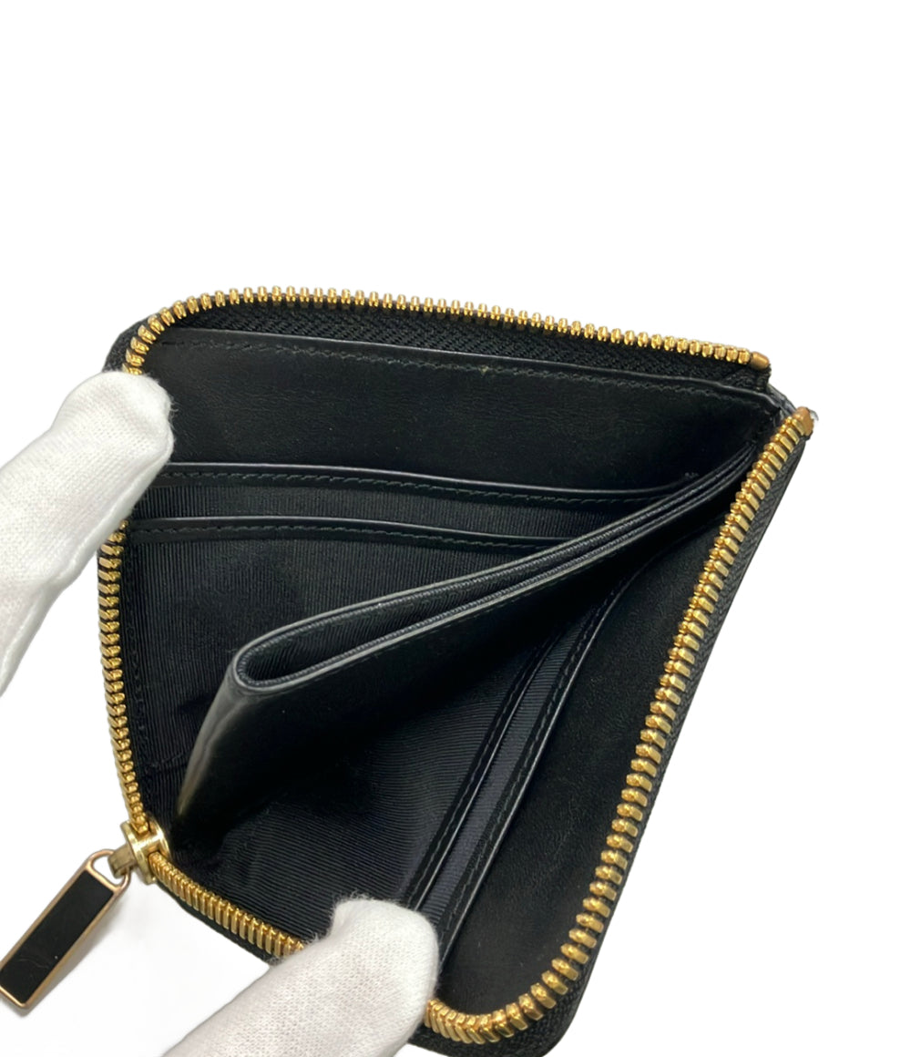 美品 Agnes b. VOYAGE L字ファスナー財布 皮革 レディース