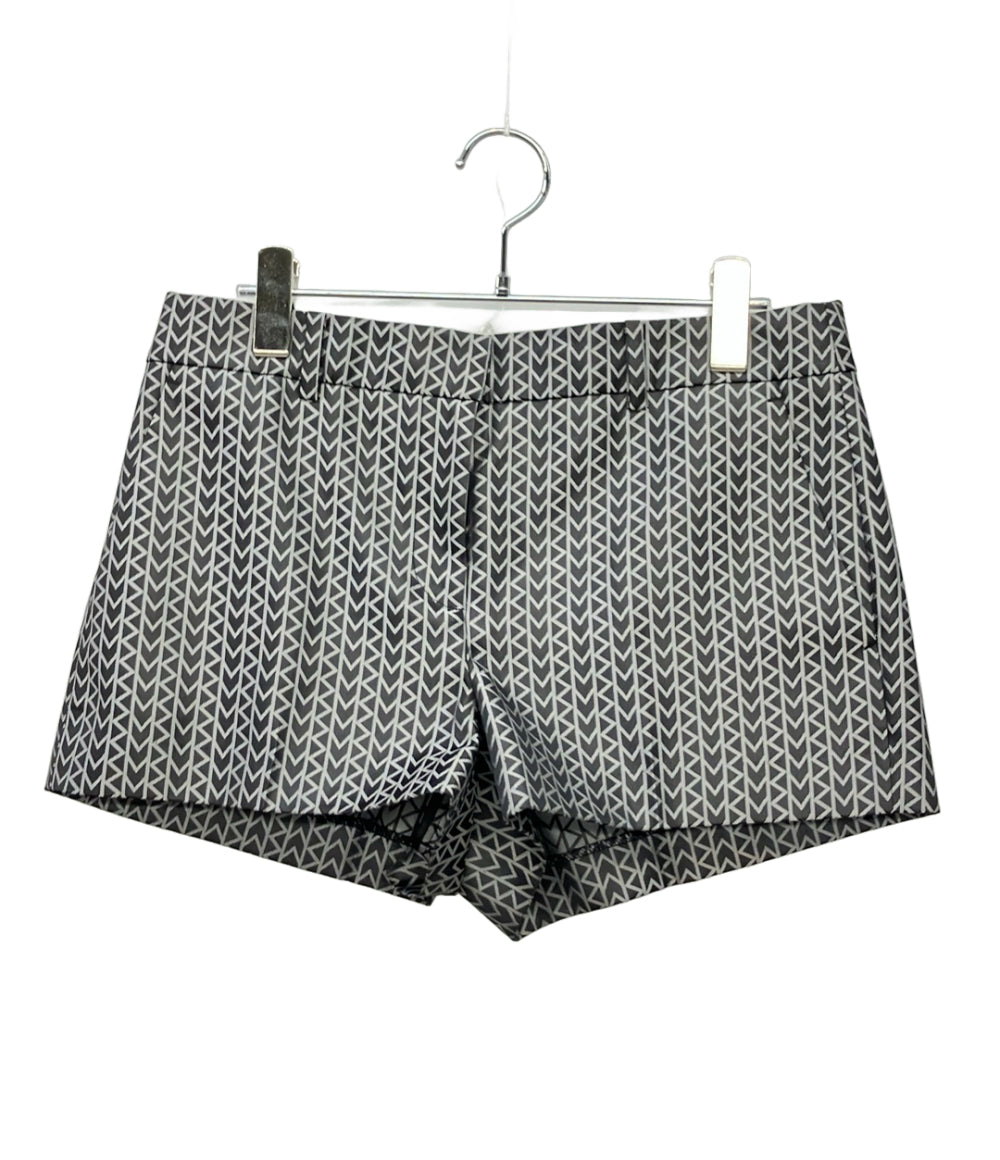 美品 MICHAEL KORS ショートパンツ MK2000 ロゴジャカード モノグラム タグ付き MT530QJHN8 レディース SIZE 2 (M) マイケルコース