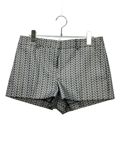 美品 MICHAEL KORS ショートパンツ MK2000 ロゴジャカード モノグラム タグ付き MT530QJHN8 レディース SIZE 2 (M) マイケルコース