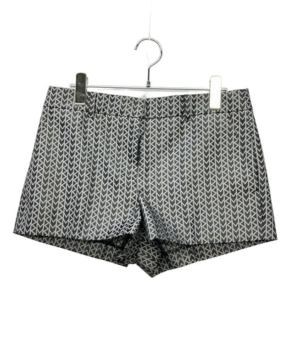 美品 MICHAEL KORS ショートパンツ MK2000 ロゴジャカード モノグラム タグ付き MT530QJHN8 レディース SIZE 2 (M) マイケルコース