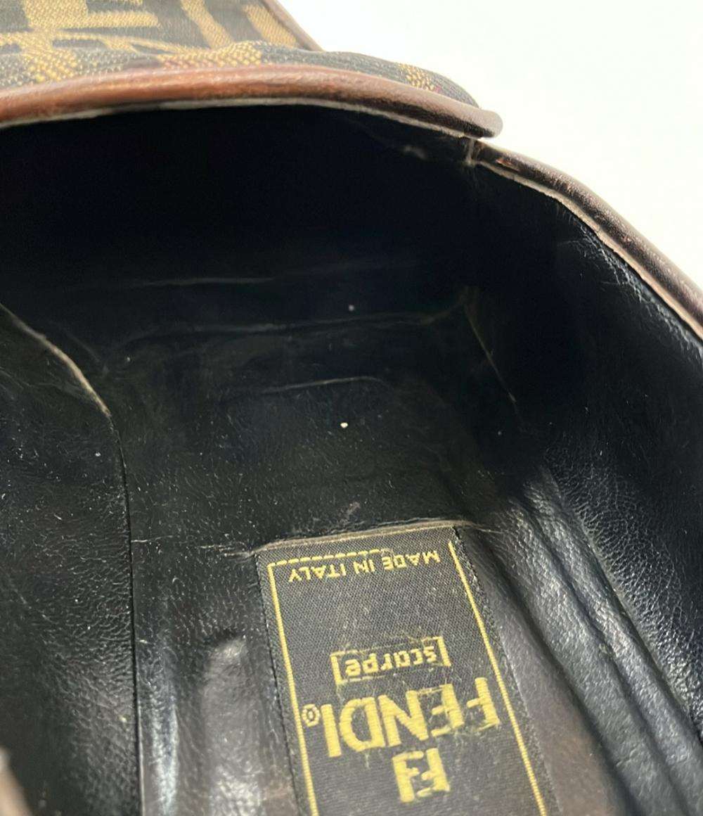 FENDI ローファー ズッカ柄 レディース SIZE 38 1/2 (25.5cm) フェンディ