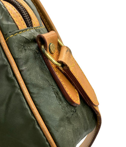 訳あり ハンティングワールド ショルダーバッグ 斜め掛け バチュークロス ヌメ革 メンズ HUNTING WORLD